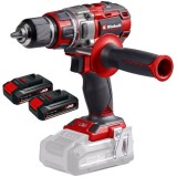 Einhell TP-CD 18/80 Li BL PXC + Twinpack CB - Masina de gaurit si insurubat 80 Nm + Set 2 acumulatori Li-Ion 18 V 2.5 Ah