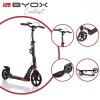 Trotineta pentru copii pliabila din aluminiu Byox Contrast negru