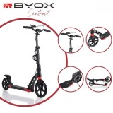 Trotineta pentru copii pliabila din aluminiu Byox Contrast negru