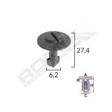HUSA VOLAN LUX GRI 37-39 CM 07833