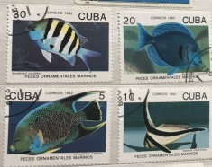 (B ) Timbre serii Straine tema Pesti Cuba