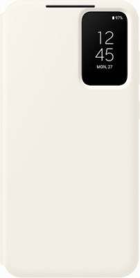 Husă pentru Galaxy A23 Plus S916, Smart View Wallet, Crem, Blister EF-ZS916CUEGWW foto
