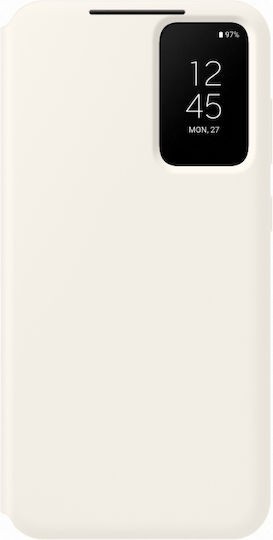 Husă pentru Galaxy A23 Plus S916, Smart View Wallet, Crem, Blister EF-ZS916CUEGWW