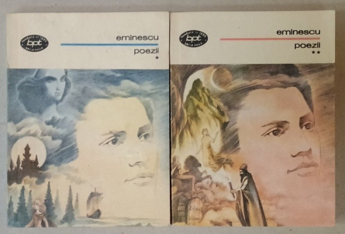 MIHAI EMINESCU , POEZII , VOLUMELE I - II , 1989