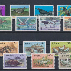 TOKELAU-PASARI si ANI(MALE Trei serii complete de timbre nestampilatei