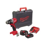 Masina de gaurit compacta, cu percutie si motor fara perii M18tmMasina de gaurit cu percutie cu acumulator, model M18 BLPDRC-422C, 60Nm cu doi acumula