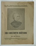 ION CONSTANTIN BRATIANU de O . SUMEA , 1922