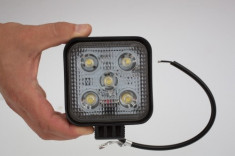 Mini lampa de lucru patrata - 5x 3W LED foto
