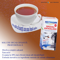 Decalcifiant, Heitmann, pentru automate cafea, lichid, 250 ml foto