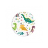 Set 6 farfurii dinozauri 18 cm