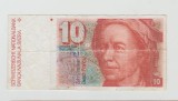 bnk bn Elvetia 10 franci 1990 circulata , P 53h.64
