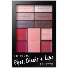 Paleta Completa Pentru Machiaj Revlon Eyes Cheeks + Lips 300 Berry In Love 12 gr foto