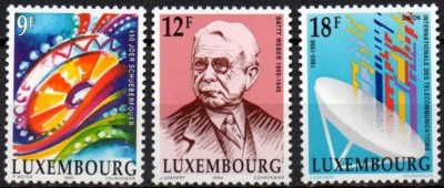 LUXEMBURG 1990, Aniversari, Grafica, serie neuzata, MNH foto