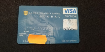 M1 R1 - Card bancar vechi 65 - piesa de colectie foto