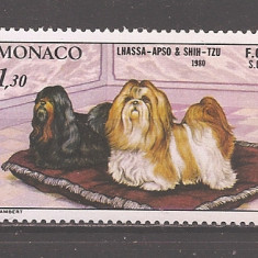 Monaco 1980 - Expoziția internațională de câini, Monte Carlo, MNH