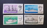 Polonia 1980 - Seria Completă Tradiția &Icirc;nvățăm&acirc;ntului Maritim Polonez / Nave Școală și Căpitani 4 Valori Ștampilat - Cod: -SW13