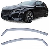 Deflector de vant, deflector de ploaie, protectie &icirc;mpotriva vantului, negru fum pentru Peugeot 308 din 21 Performance AutoTuning