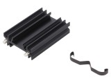 Radiator Extrudat Negru 50mm TO202/TO218/TO220/TOP3