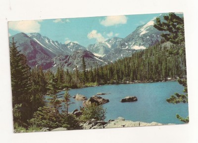 FA71-Carte Postala- SUA - Long&amp;#039;s Peak and Glacier George, circulata 1967 foto