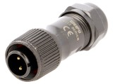 Mufă ST12 tată IP67 13A 250V pentru cablu 5-8mm