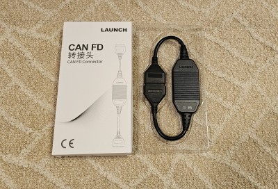 Adaptor Launch X431 CAN FD pt. V+, Throttle, PAD V/II, Pro3s, Pro Mini, Pros Mini foto