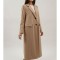 PALTON LUNG FARA BUZUNARE CU CAPTUSEALA INCHIDERE IN 2 NASTURI GLORIA CAMEL S Camel