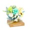 Decor cu flori artificiale - trandafir - 11 x 11 x 14 cm Best CarHome