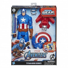 Figurina Avengers Titan Hero blast gear: Captain America 30 cm foto