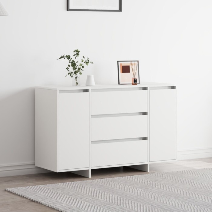Gossi dulap alb 120x41x75 cm lemn prelucrat