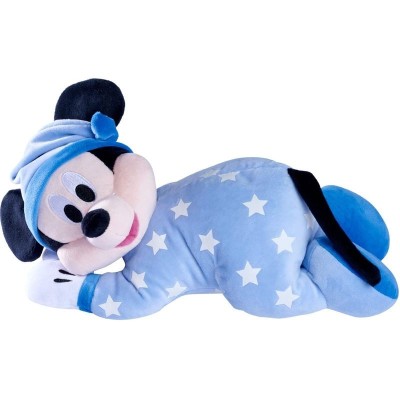 Jucarie de plus, Disney Mickey Mouse, cu stelute fosforescente 30CM foto