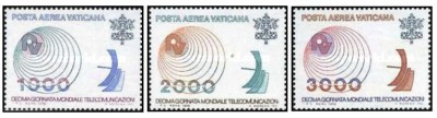 Vatican 1978 - Telecommunicatii, serie neuzata foto