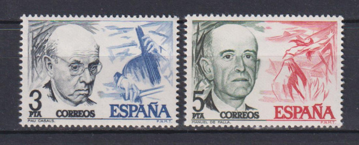 SPANIA 1976 PERSONALITATI MI. 2272-2273 MNH