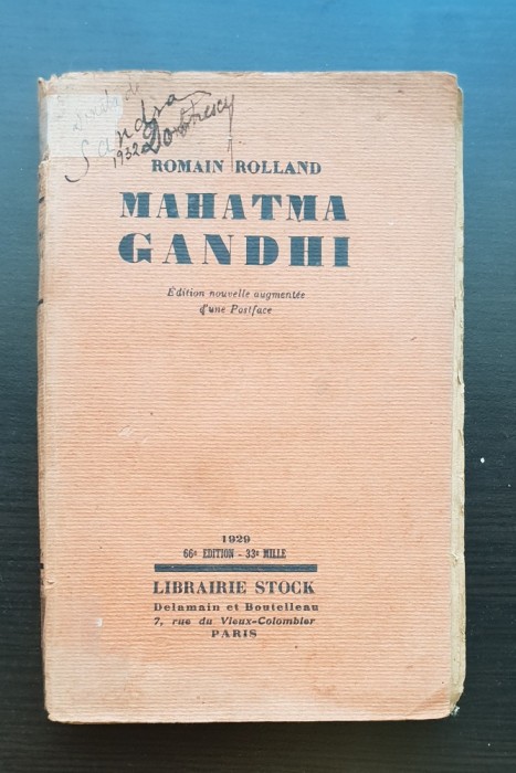 Mahatma Gandhi - Romain Rolland (1929) - limba franceză
