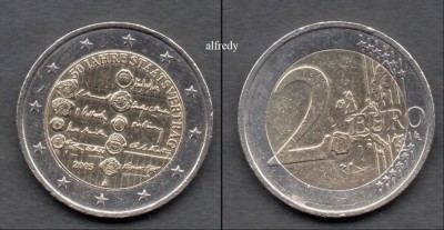 AUSTRIA 2005, 2 euro Tratat foto