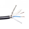 Cablu stereo profesional elSales ELS-CPM pentru microfon , diametru 6 mm , lungime 1 metru , negru