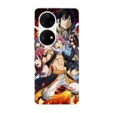 Husa compatibila cu Huawei Nova Y70 model Fairy tail anime, Silicon, TPU, Viceversa, Transparent, Carcasa