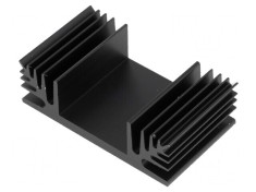 Radiator extrudat TO3 negru 37,5mm x 65mm x 20mm 3K/W foto