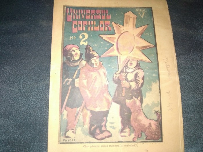 REVISTA UNIVERSUL COPIILOR NR 2 ANUL V 1929