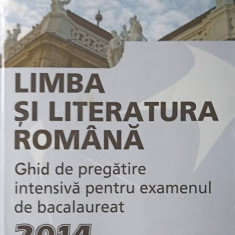 LIMBA SI LITERATURA ROMANA, GHID DE PREGATIRE INTENSIVA PENTRU EXAMENUL DE BACALAUREAT 2014-L. ARDELEAN, GH. BRA