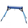 Suport lansete Garbolino Kit Silver Base 12 posturi, 4 Picioare XXL 70-100cm Anti-Vant