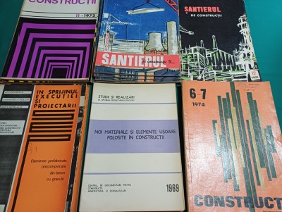 LOT 50 REVISTE CONSTRUCȚII * ANII 1967-1970 * 19 foto