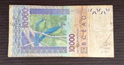 Senegal / Statele Vest Africane - 10 000 Francs / franci (2003) foto