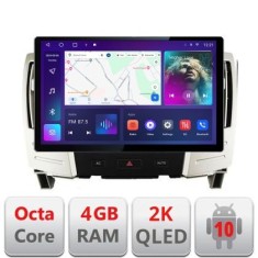 Navigatie Lexus RX300 2003-2008 Qled 2K Octa Core 4+64 LTE 4G DSP Wifi 5Ghz android auto carplay radio gps internet EDT-E413-2K CarStore Technology