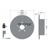 Set disc frana Subaru Legacy 4 (Bl) 09.03-12.15, Legacy 4 Estate (Bp) 09.03-12.09, Outback (Bl Bp) 09.03-06.10, Spate, 274X10mm, plin, TEXTAR