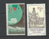 AFRICA DE SUD &ndash; HARTA, GLOBUL PAMANTESC, UNIVERSITATE, serii MNH, SD82