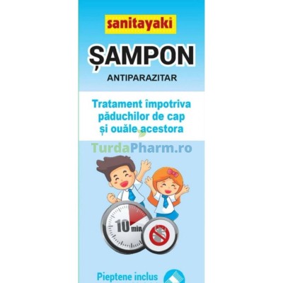 SAMPON ANTIPARAZITAR SANITAYAKI 125ml TURDA PHARM foto