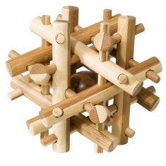Joc logic IQ din lemn bambus Magic Sticks