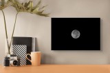 Tablou Canvas Luna Solitară pe Cerul Noții, 39 x 26 cm, CMCLASS