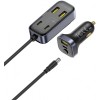 Incarcator Auto Baseus BackseatPal L1, 110W, 3A, 3 x USB-A - 3 x USB-C, Negru C00081100121-00