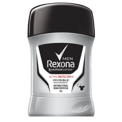 Deodorant Stick REXONA Active Protection Invisible, 50 ml, Pentru Barbati, Protectie 48h, Deodorant Solid, Deodorante Solide, Deodorant Solid Barbatii foto